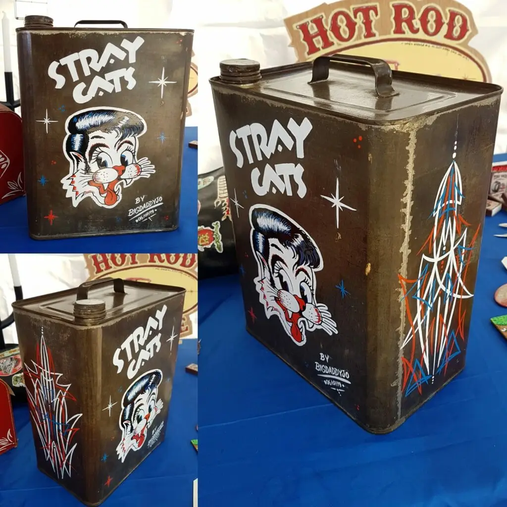 bidon métallique décoré Stray Cats Bigdaddyjo